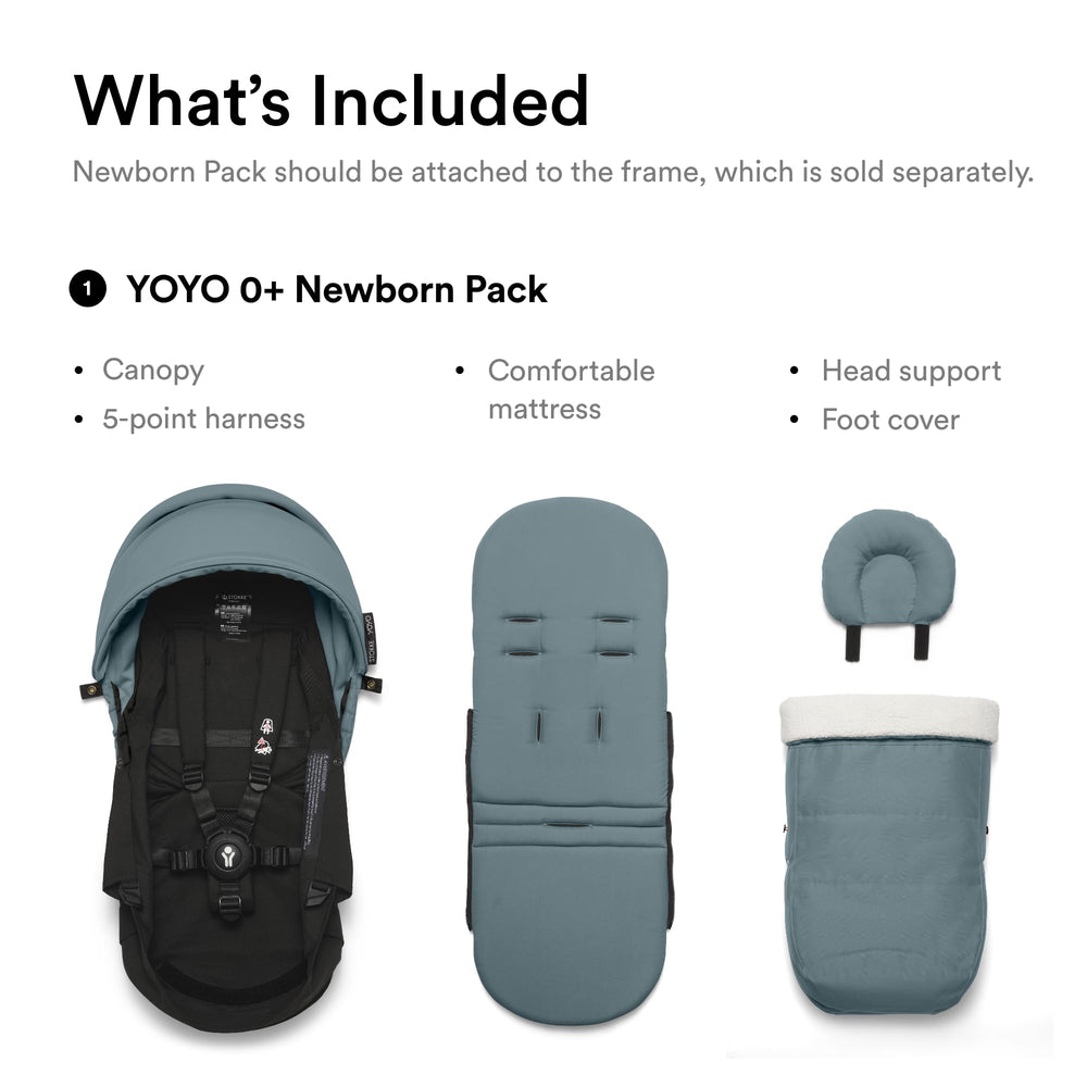 Stokke YOYO 0+ Aqua fold-unfold action speeds city errands.