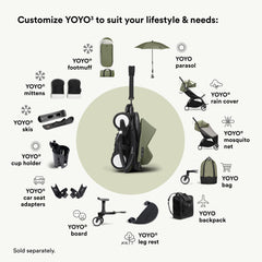 Stokke YOYO handlebar compatible with YOYO3 YOYO2 YOYO+ for versatile upgrades.