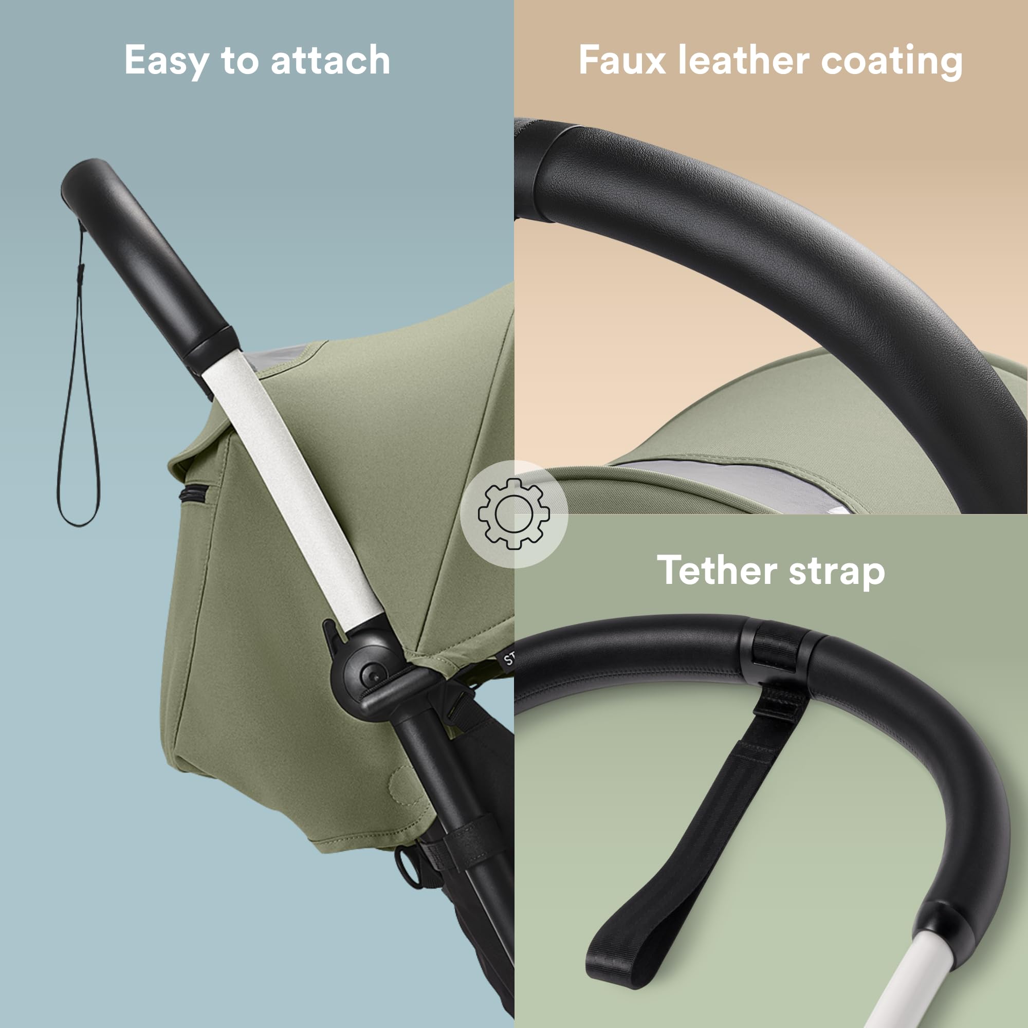 Stokke YOYO handlebar is quick to install and easy to clean.