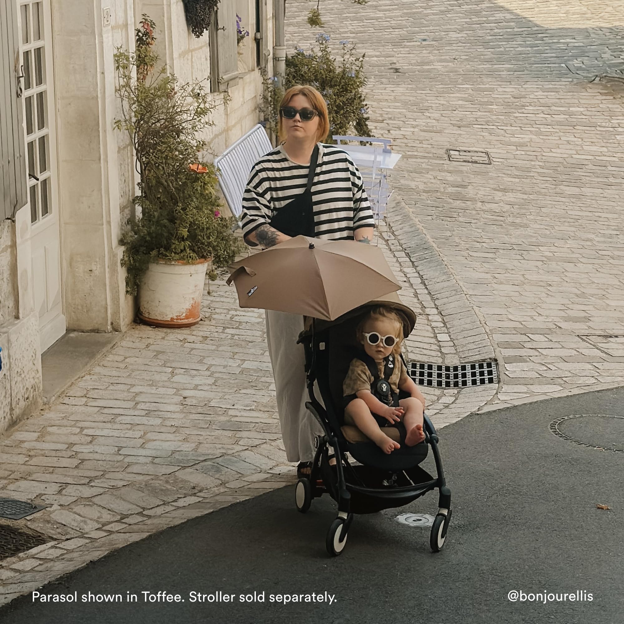 Stokke YOYO Parasol Aqua compatible with 0+ Pack and 6+ Color Pack.