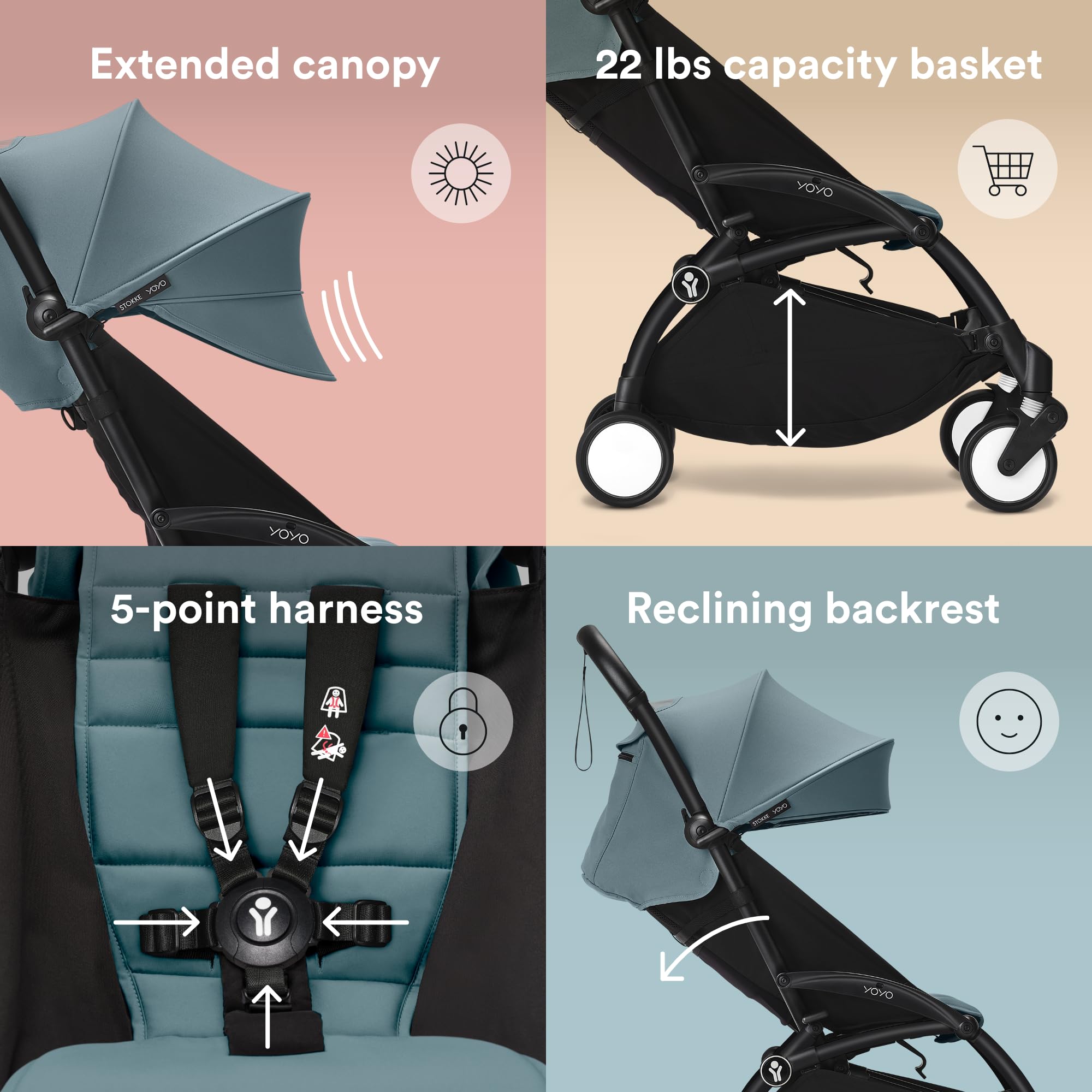 Stokke YOYO3 accessories range lets you tailor outings to your needs.