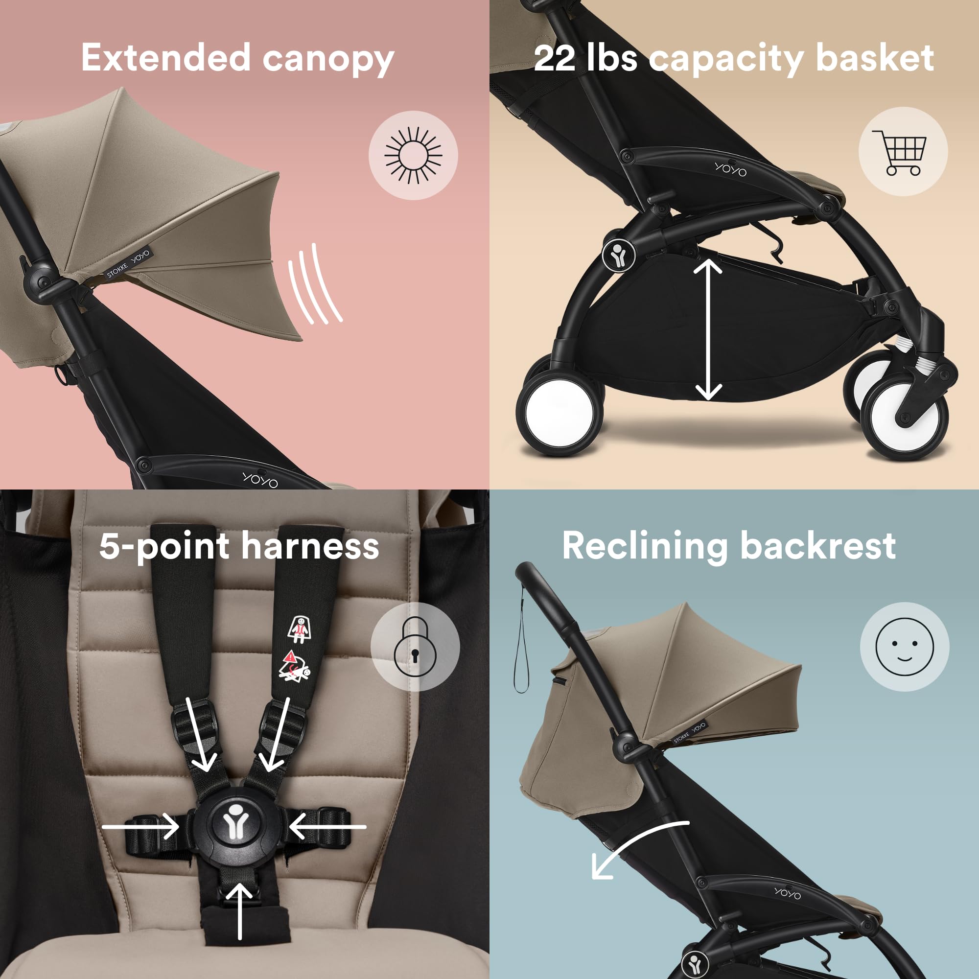 Stokke YOYO3 accessories like bag enhance outings