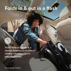 Stokke YOYO3 aqua seat cushion for comfortable on the go.