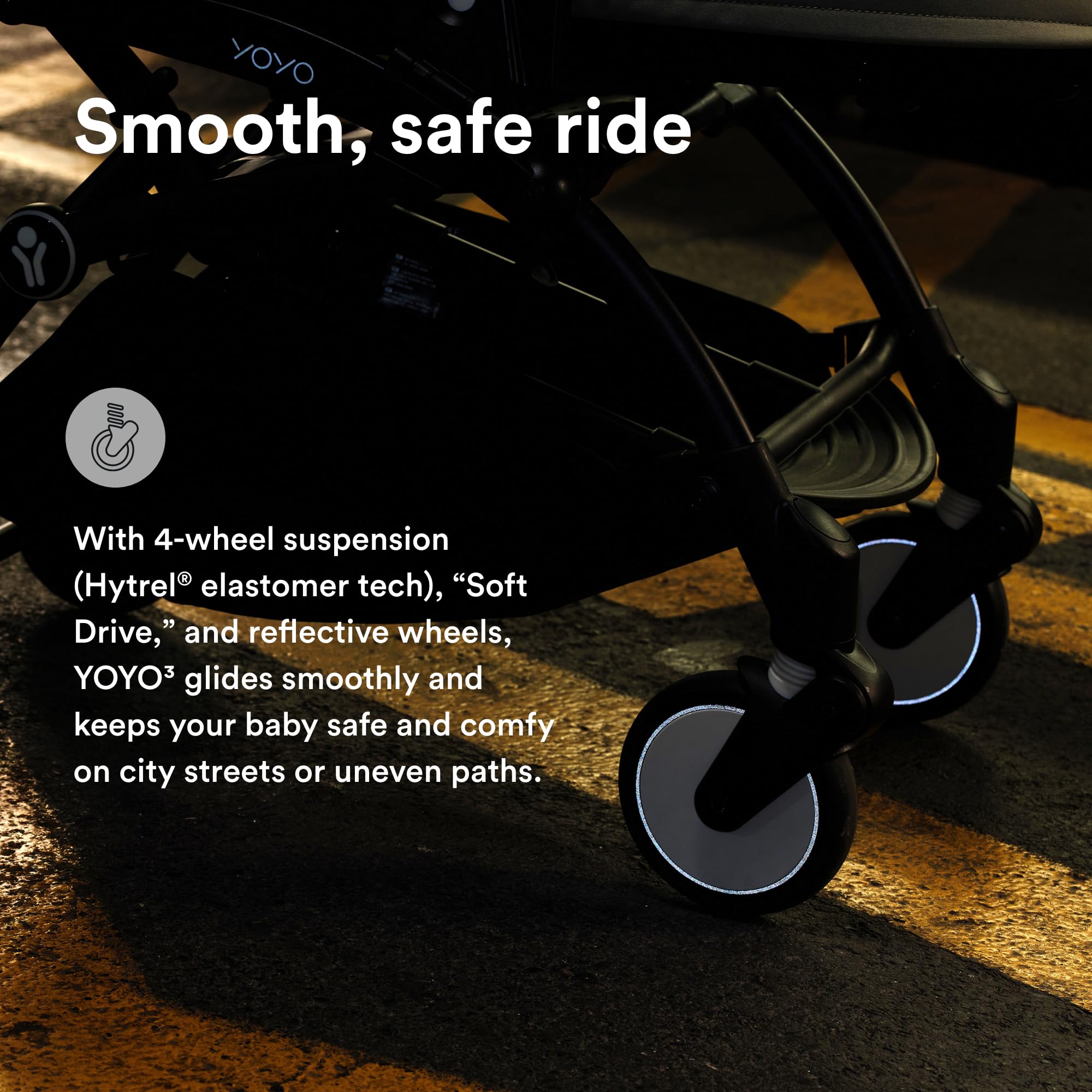 Stokke YOYO3 carry-on size is airport-friendly for trips