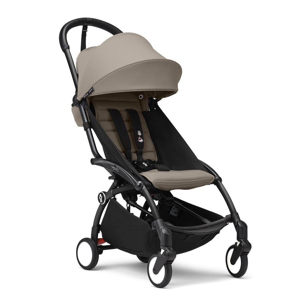 Stokke YOYO3 folded frame overhead compatibility for travel ease