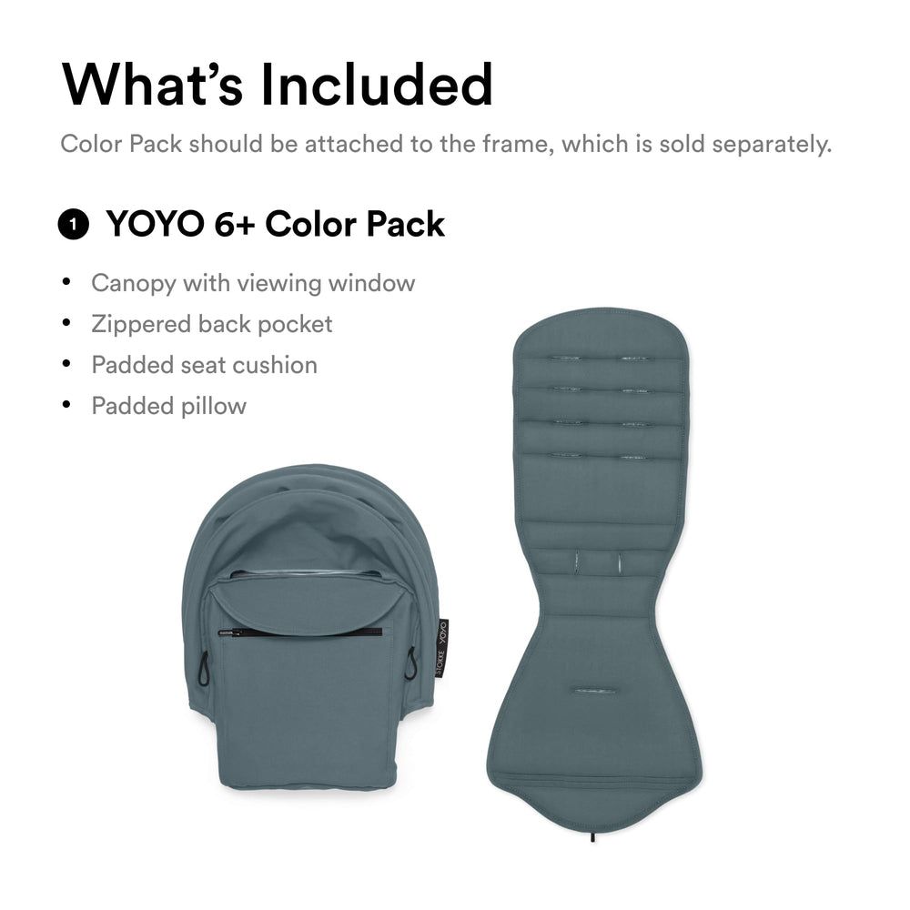 Stokke YOYO 6+ Aqua fold-unfold action highlights quick setup for busy days.