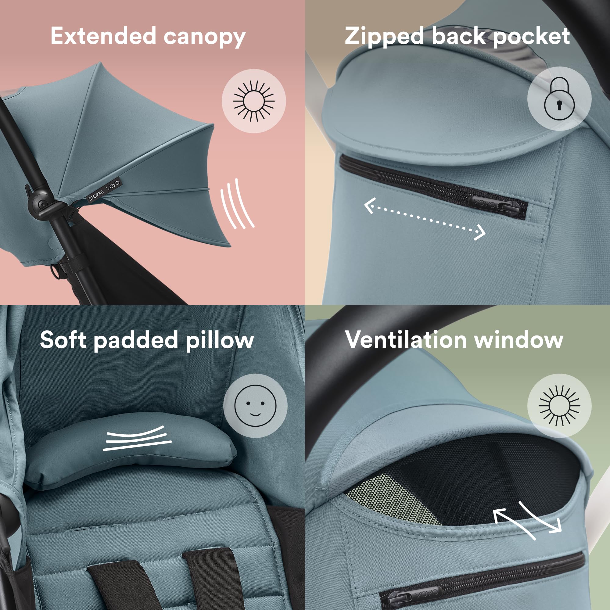 Stokke YOYO 6+ Aqua in-use on urban streets demonstrates nimble steering.