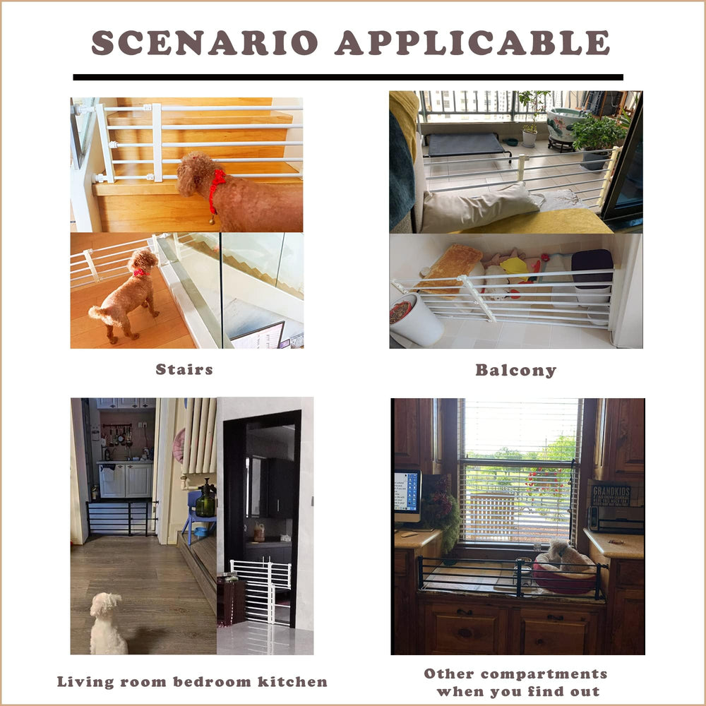 Stoneglow short dog gate ideal for indoor doorway use.