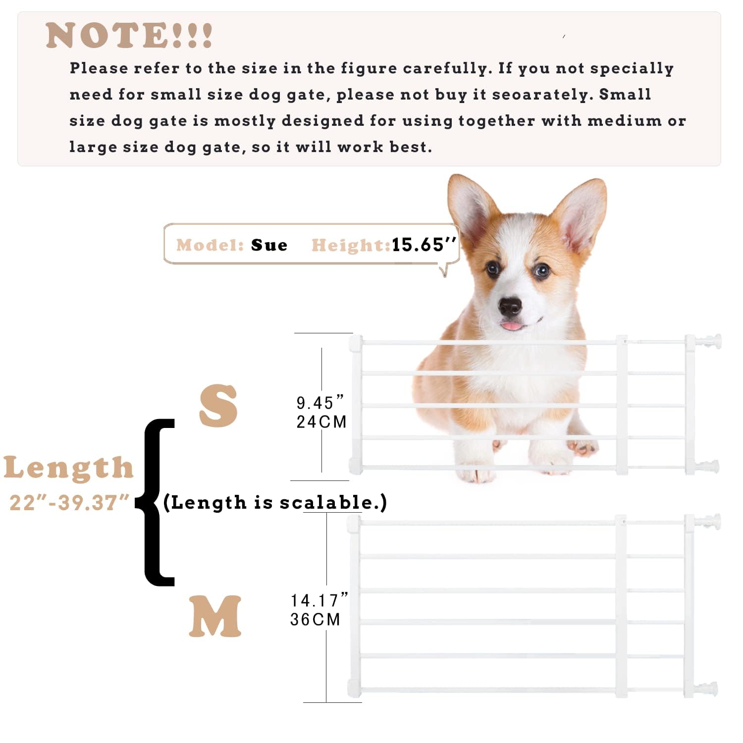 Stoneglow short dog gate no-drill setup for quick relocation.