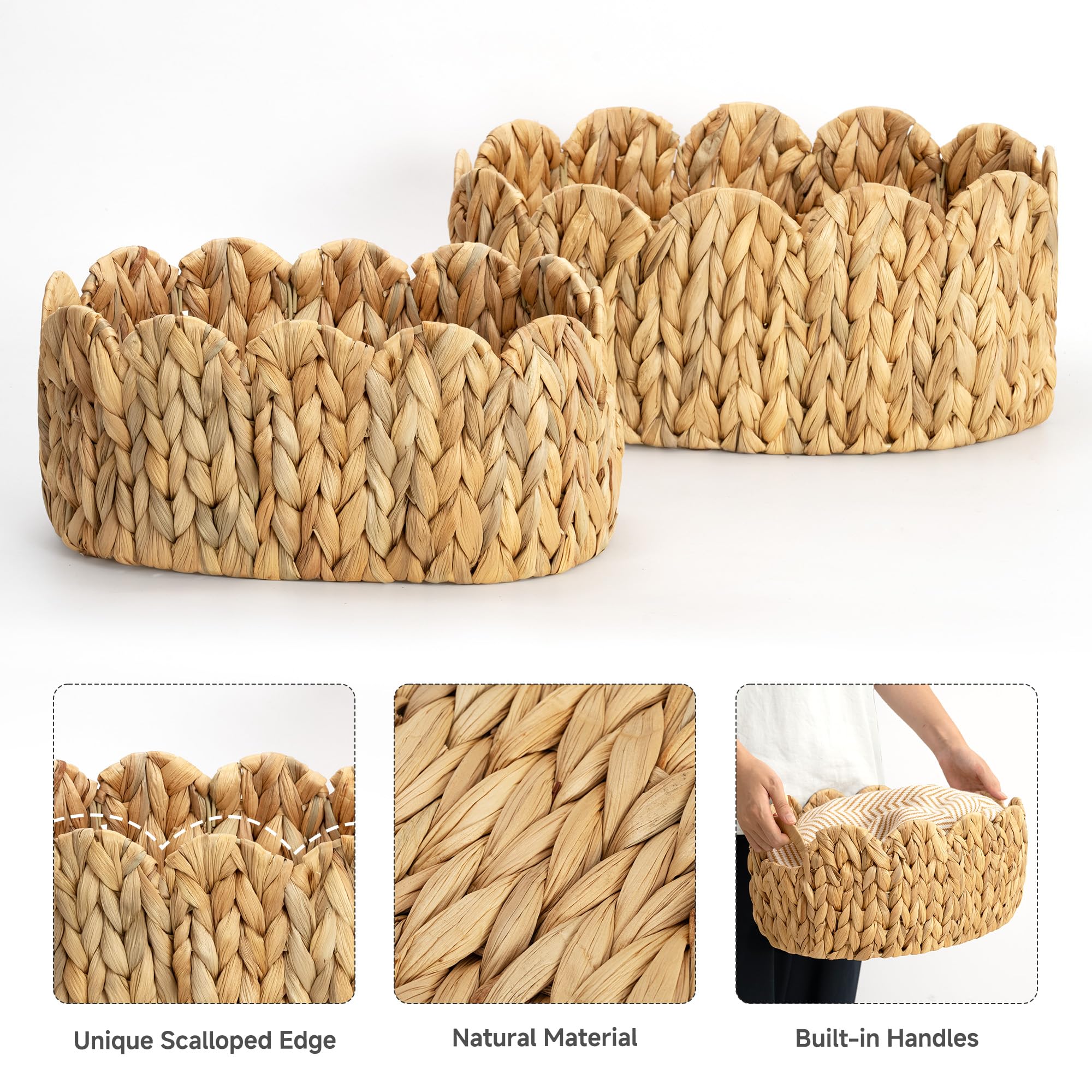 StorageWorks baby basket in nursery decor emphasizes versatile storage.