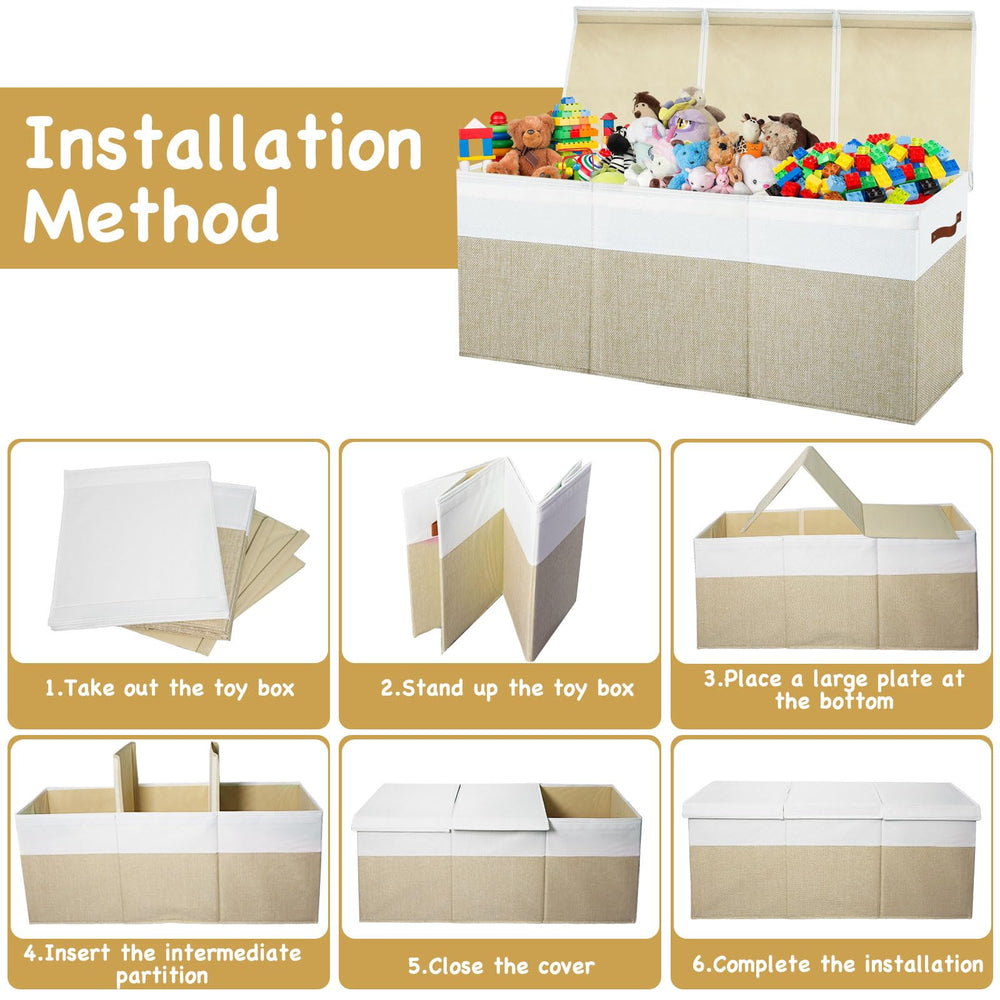 Storasier brand storage solution keeps toys organized and easily accessible.
