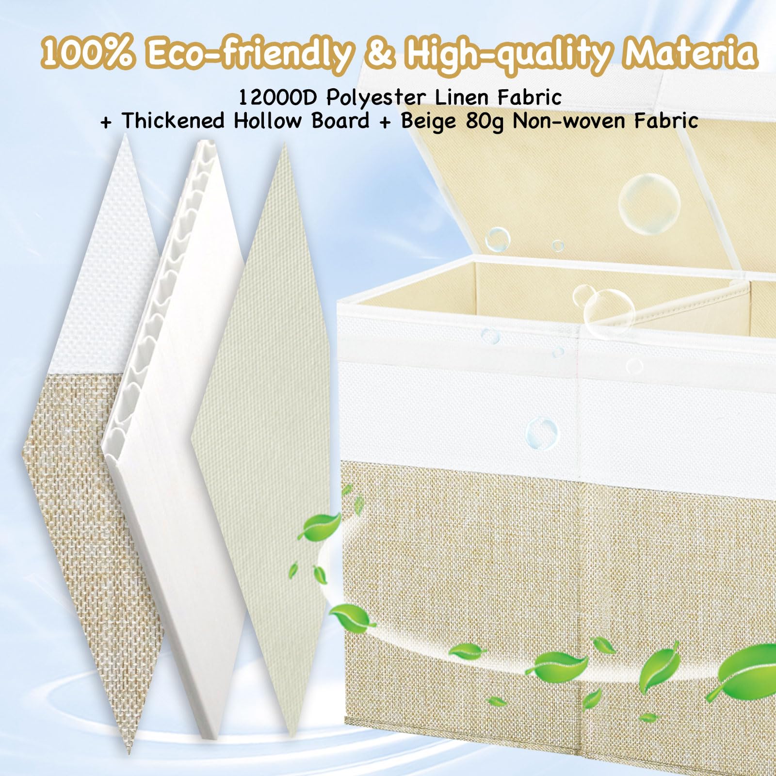 Storasier Velcro lid closures allow quick access while keeping dust out.