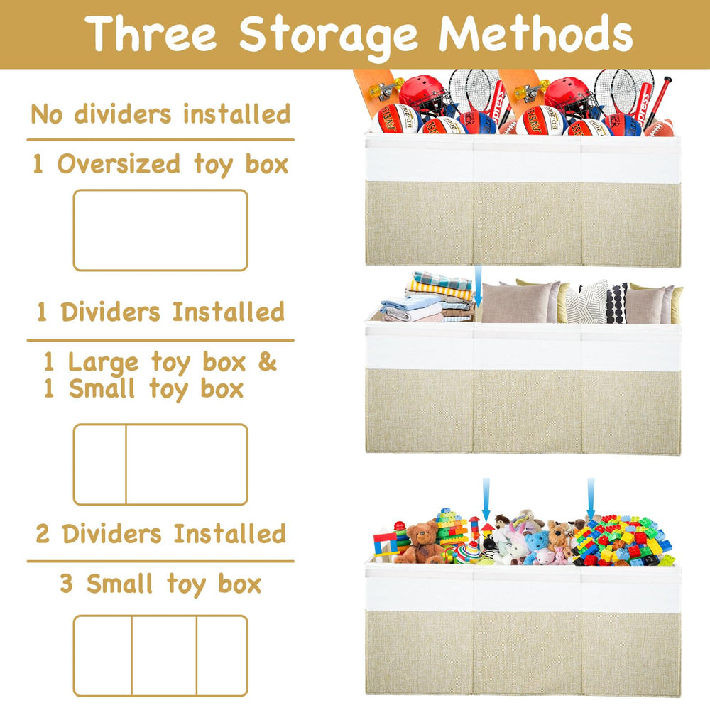 Storasier waterproof Oxford cloth surface beige ensures durability and easy wipe-clean maintenance.