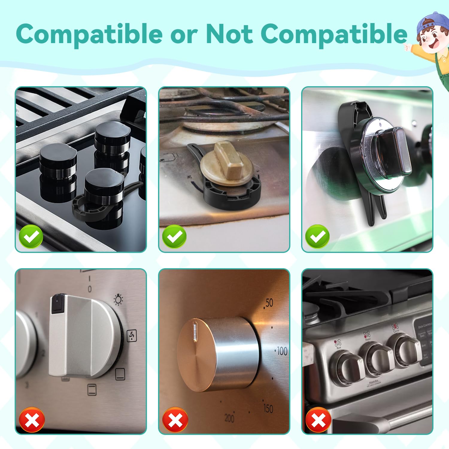 Stove Stoppaz heat-resistant knob locks deliver durable kitchen safety.