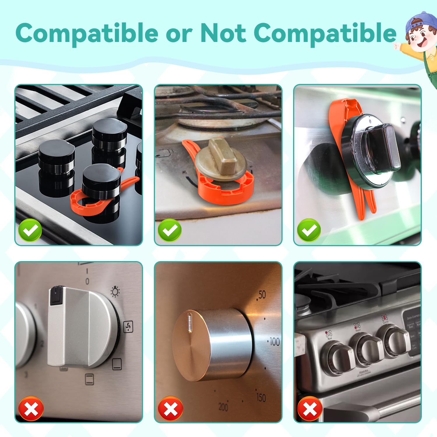 Stove Stoppaz kid safety locks pack closeup highlights durable, heat-resistant material.