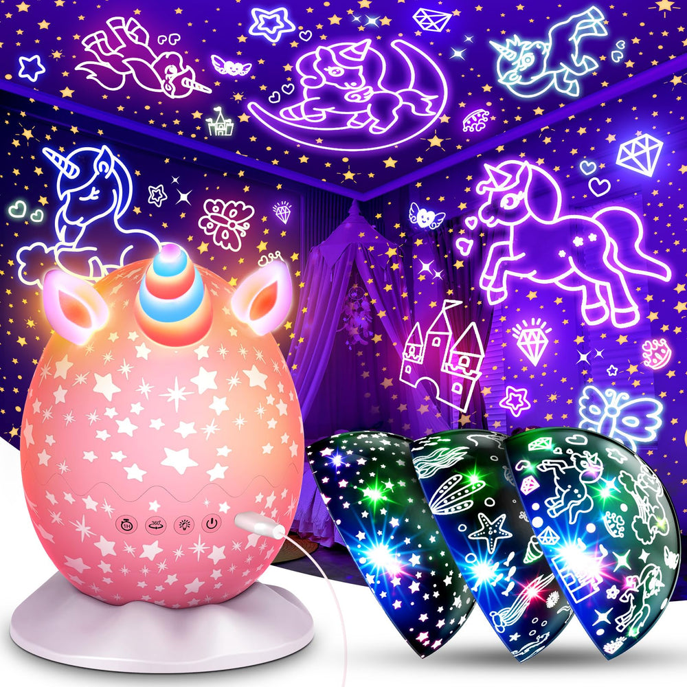 STRAWBETTER Unicorn Night Light egg design illuminates bedtime decor with a soft glow