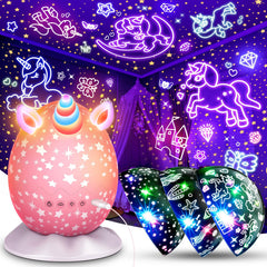 STRAWBETTER Unicorn Night Light egg design illuminates bedtime decor with a soft glow