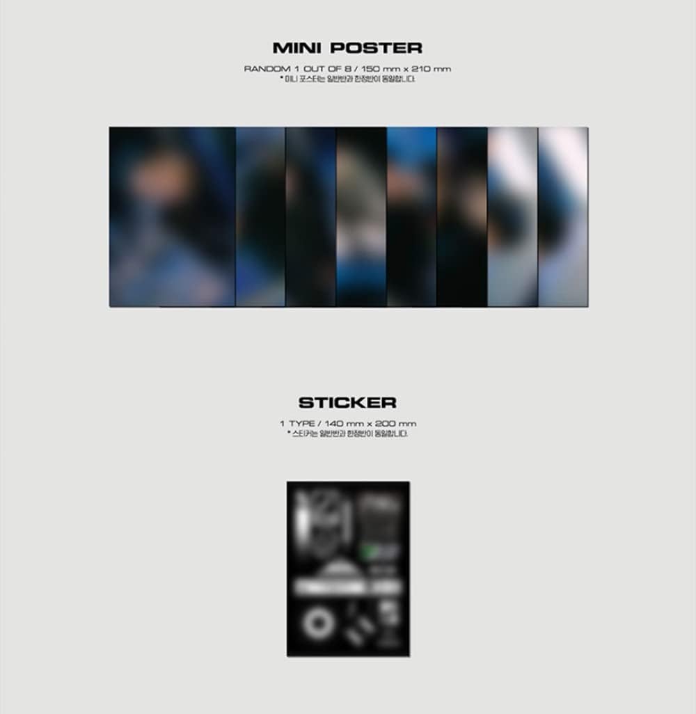 STRAY KIDS ODDINARY MINI POSTER and sticker album for wall display