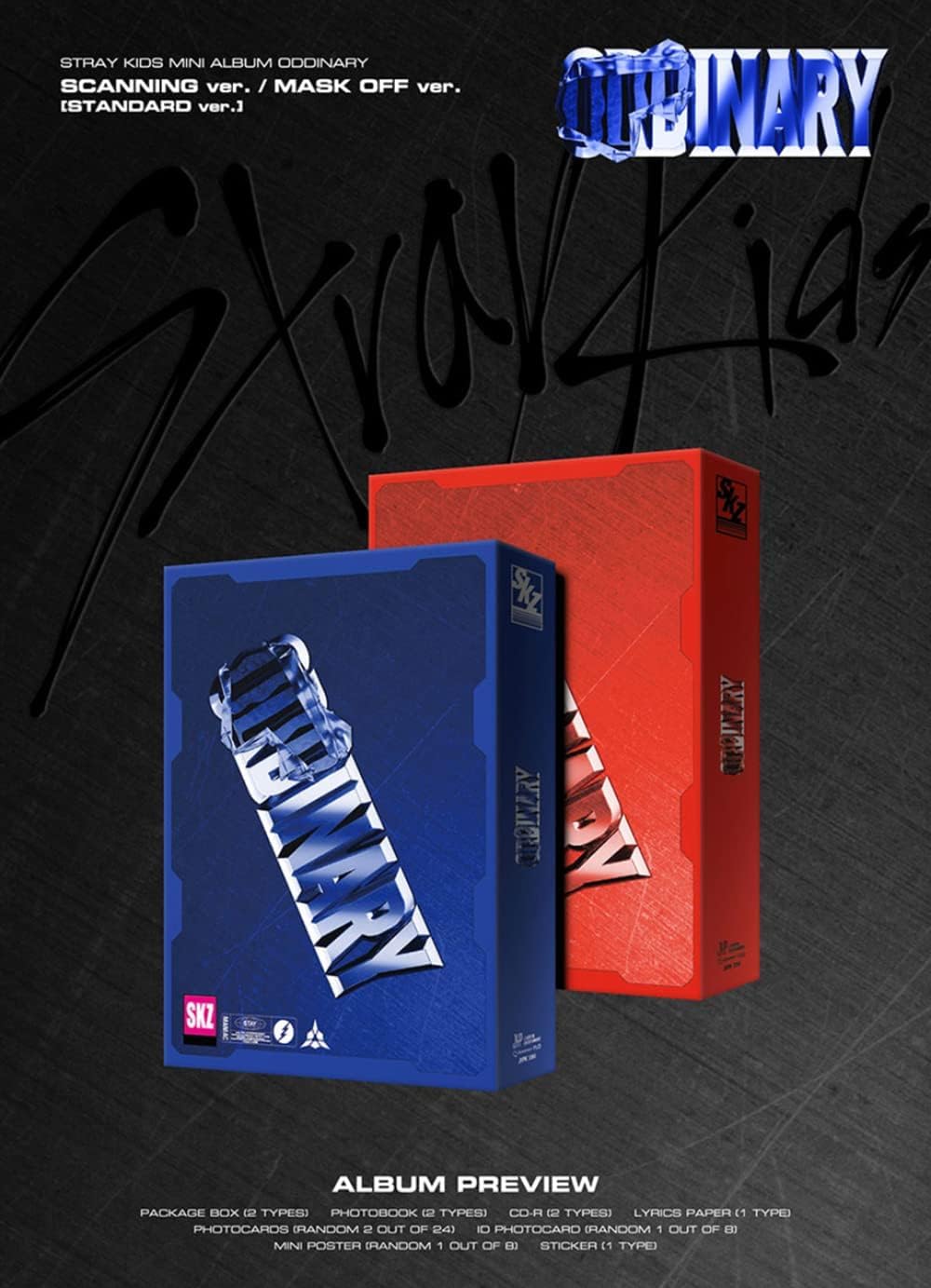 STRAY KIDS Oddinary Scanning Ver CD-R offers official music keepsake for fans.