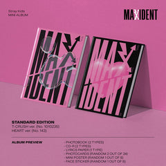 STRAYKIDS SKZ Maxi Dent Heart Version mini poster—the vibrant print ideal for fans' walls