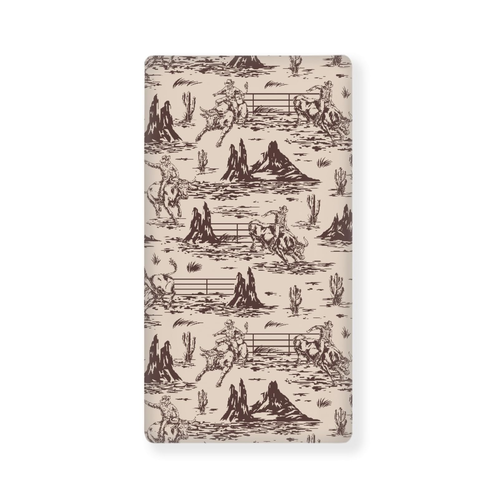 Streeyiu Western crib sheet folded; soft polyester comfort for cozy sleep
