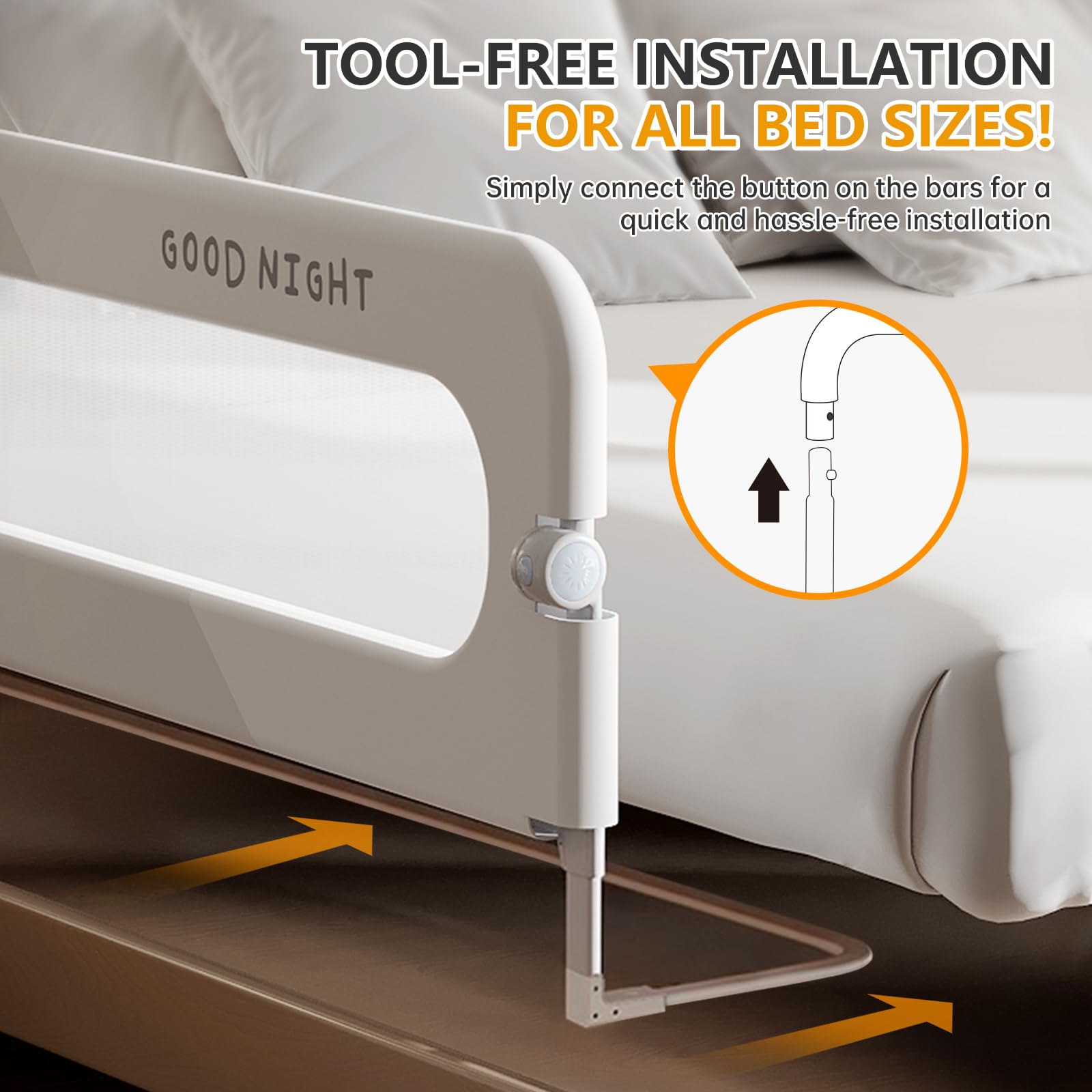 Strenkitech co-sleep mesh bumper highlights breathable design for monitoring.