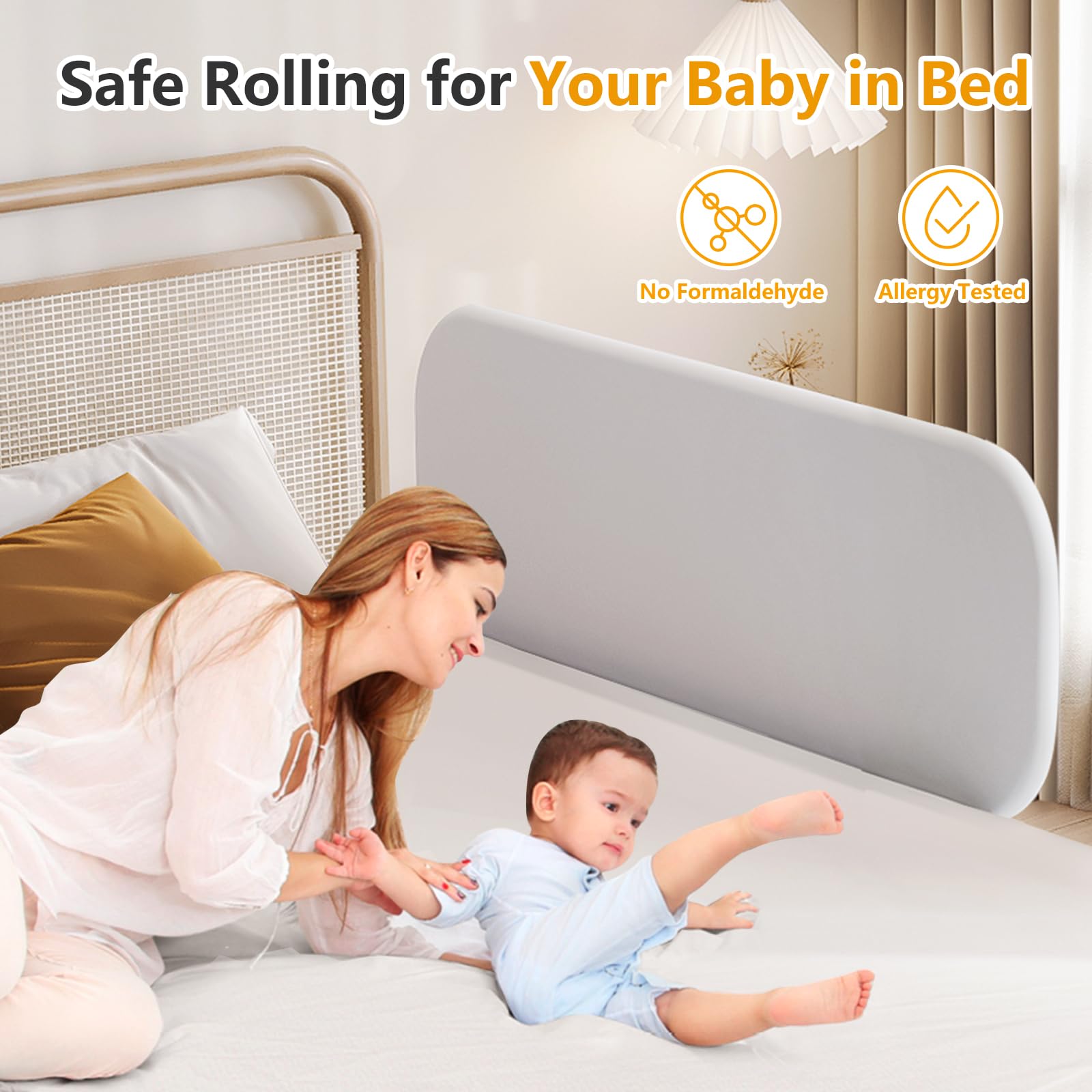 Strenkitech compatible with crib to king beds for versatile sleep spaces