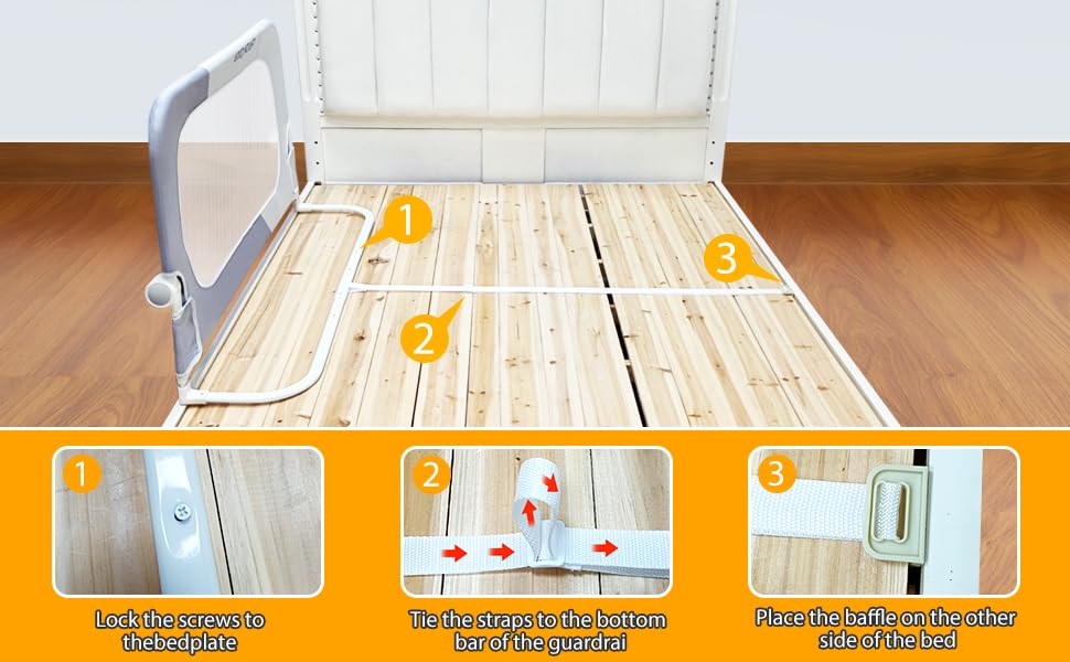 Strenkitech convertible crib to twin rail demonstrates bed-size versatility.