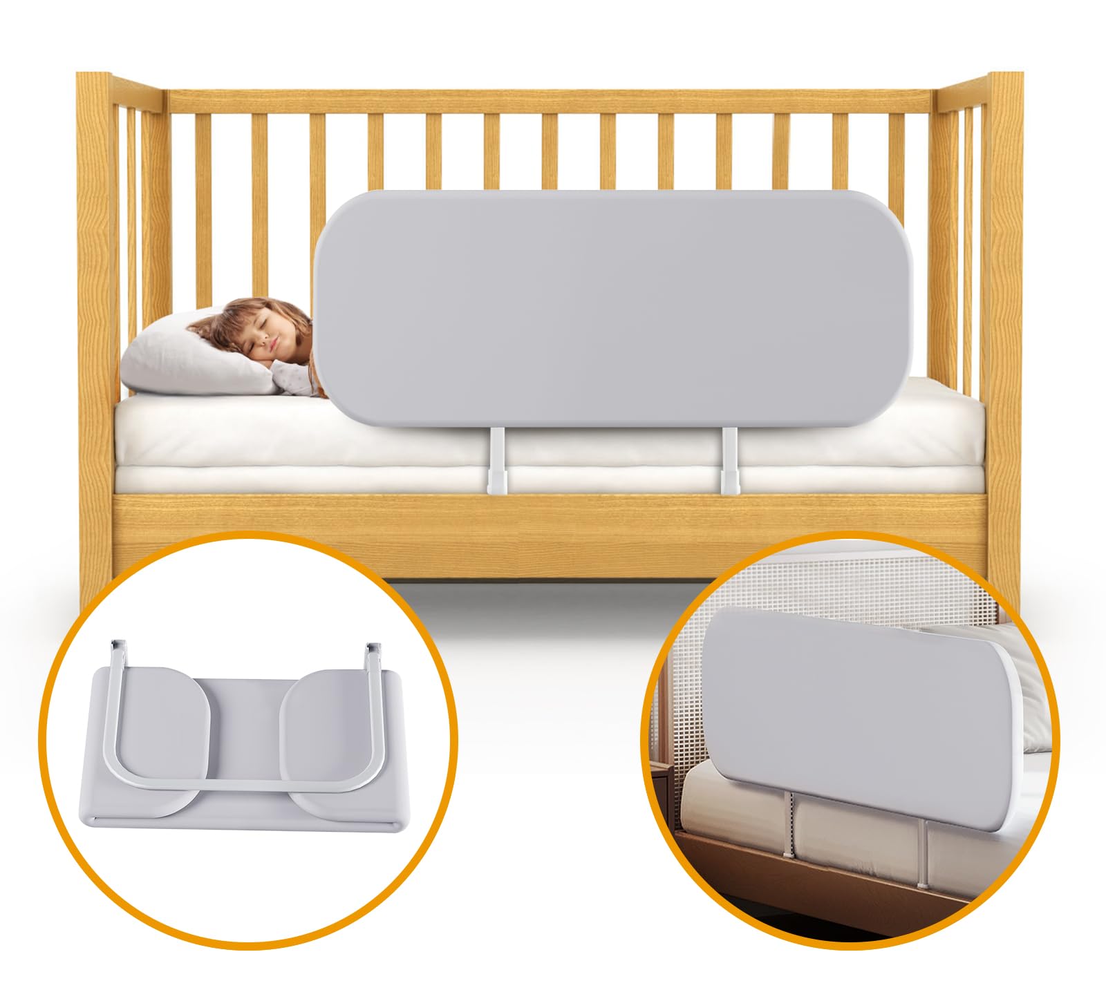 Strenkitech portable bed rail with travel bag for on the go