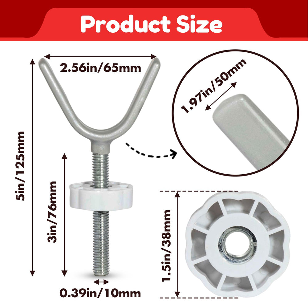 StreytoTek banister adapter assembly fits stair rails for stable gates.