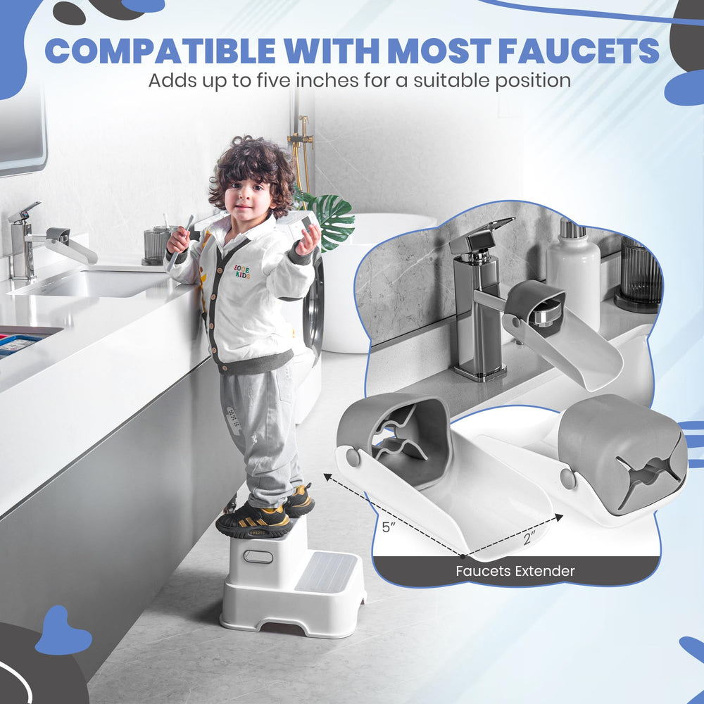STRISK side handles assist little hands steady the stool during routines.