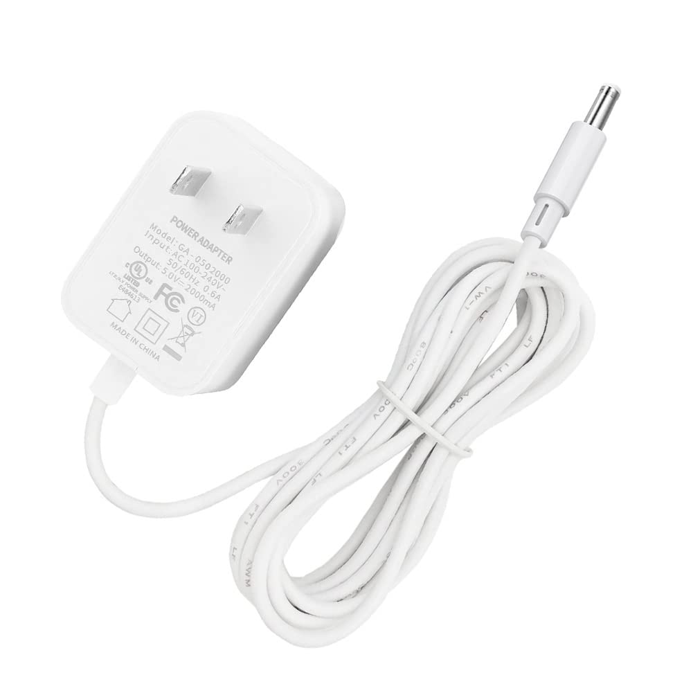 Strivy universal 5V adapter front view for Hatch Rest, compact, reliable power.