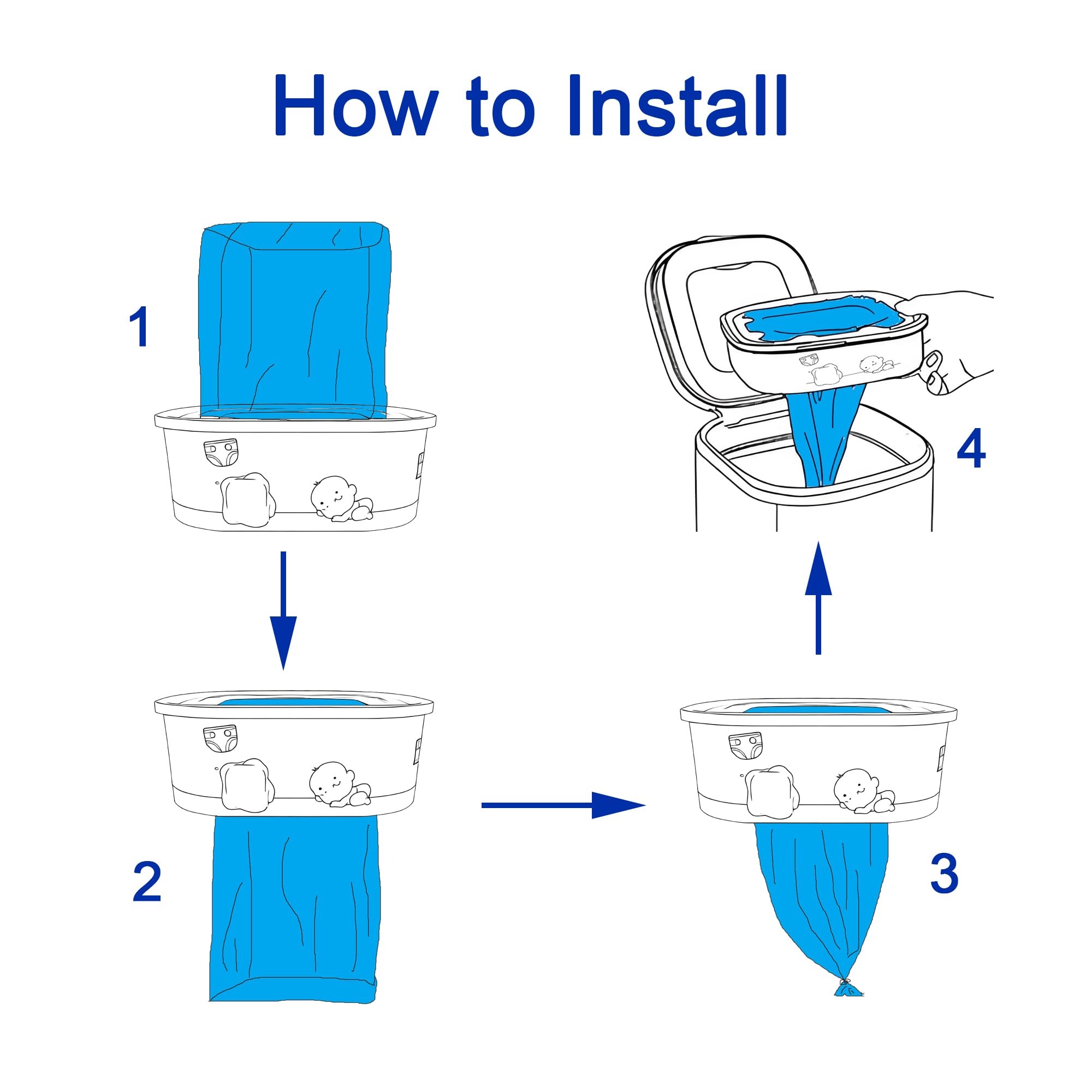 STXSJDCF continuous-use square refill minimizes waste between changes