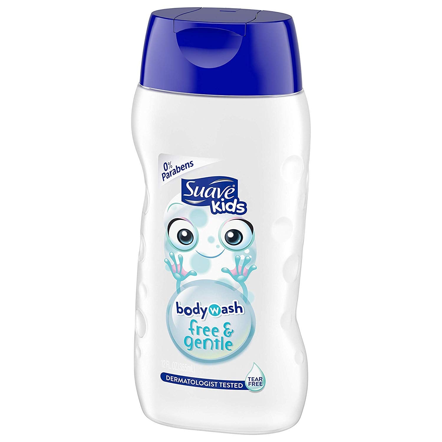 Suave Kids body wash with refreshing scent for enjoyable bath time.