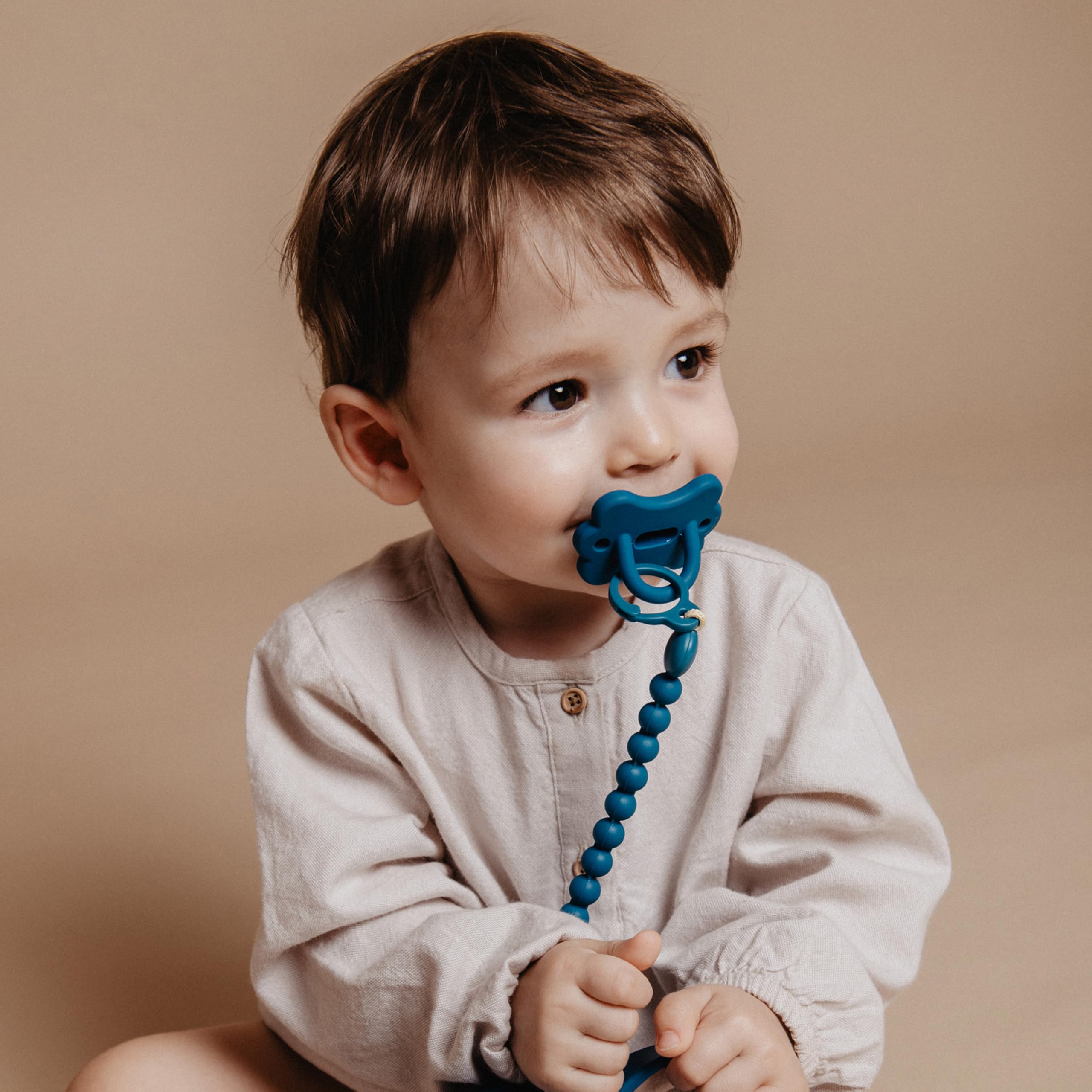 Suavinex Designed in Spain pairs with Color Essence SX Pro or any pacifier.