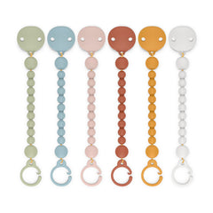 Suavinex Color Essence silicone chain offers a soft, flexible texture for gentle use.
