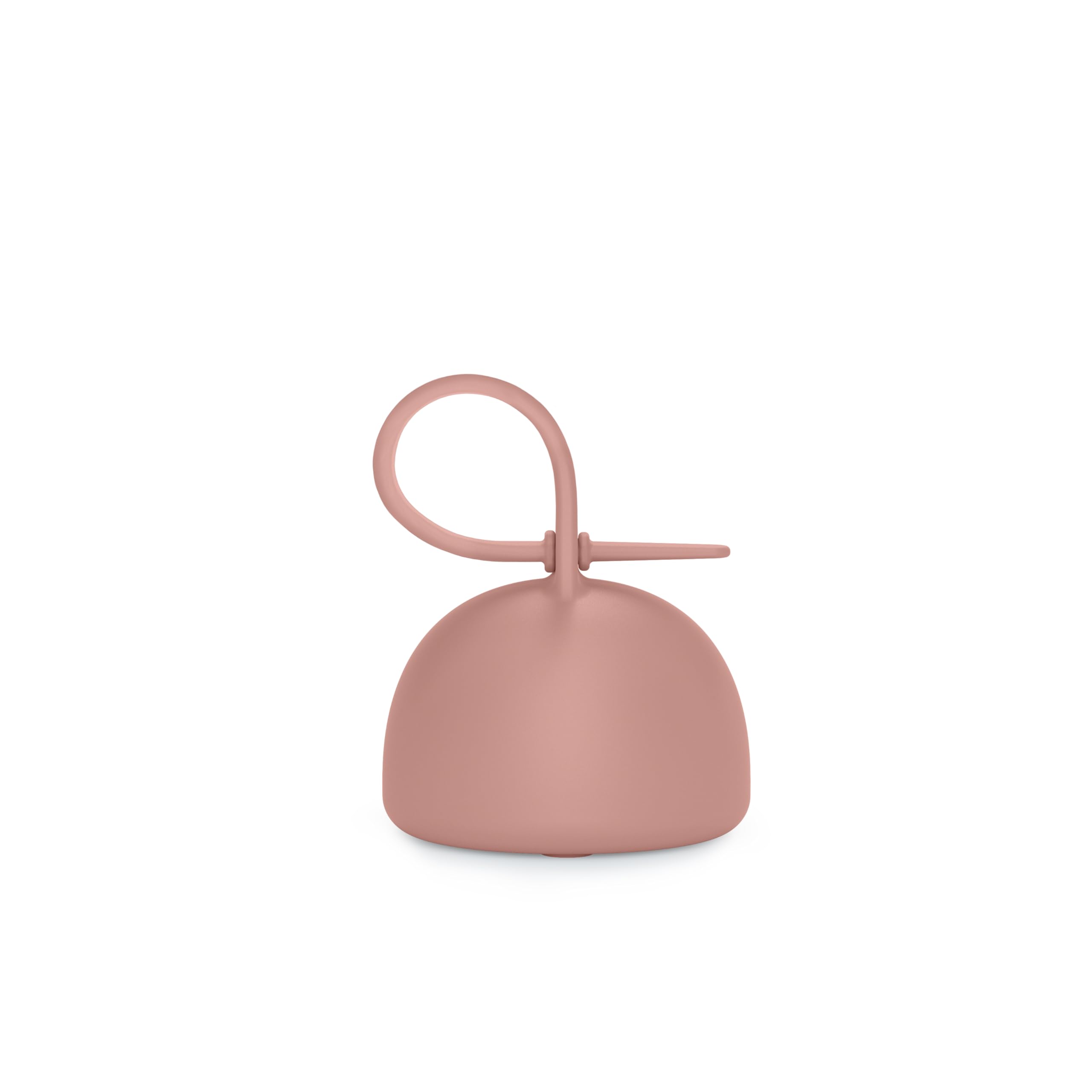 Suavinex Color Essence pacifier case closeup shows soft silicone texture and marshmallow nude finish for gentle storage.