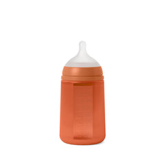 Suavinex Color Essence SX PRO nipple closeup highlights anti-colic valve for smoother feeds