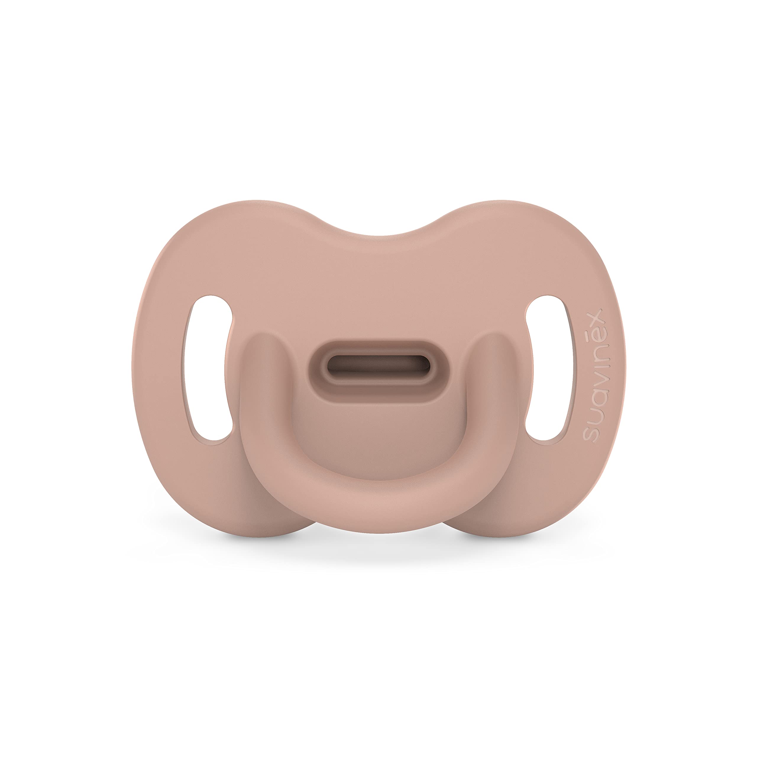 Suavinex Color Essence SX PRO pacifier close-up shows soft silicone texture for gentle comfort.