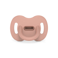 Suavinex Color Essence SX PRO pacifier close-up shows soft silicone texture for gentle comfort.
