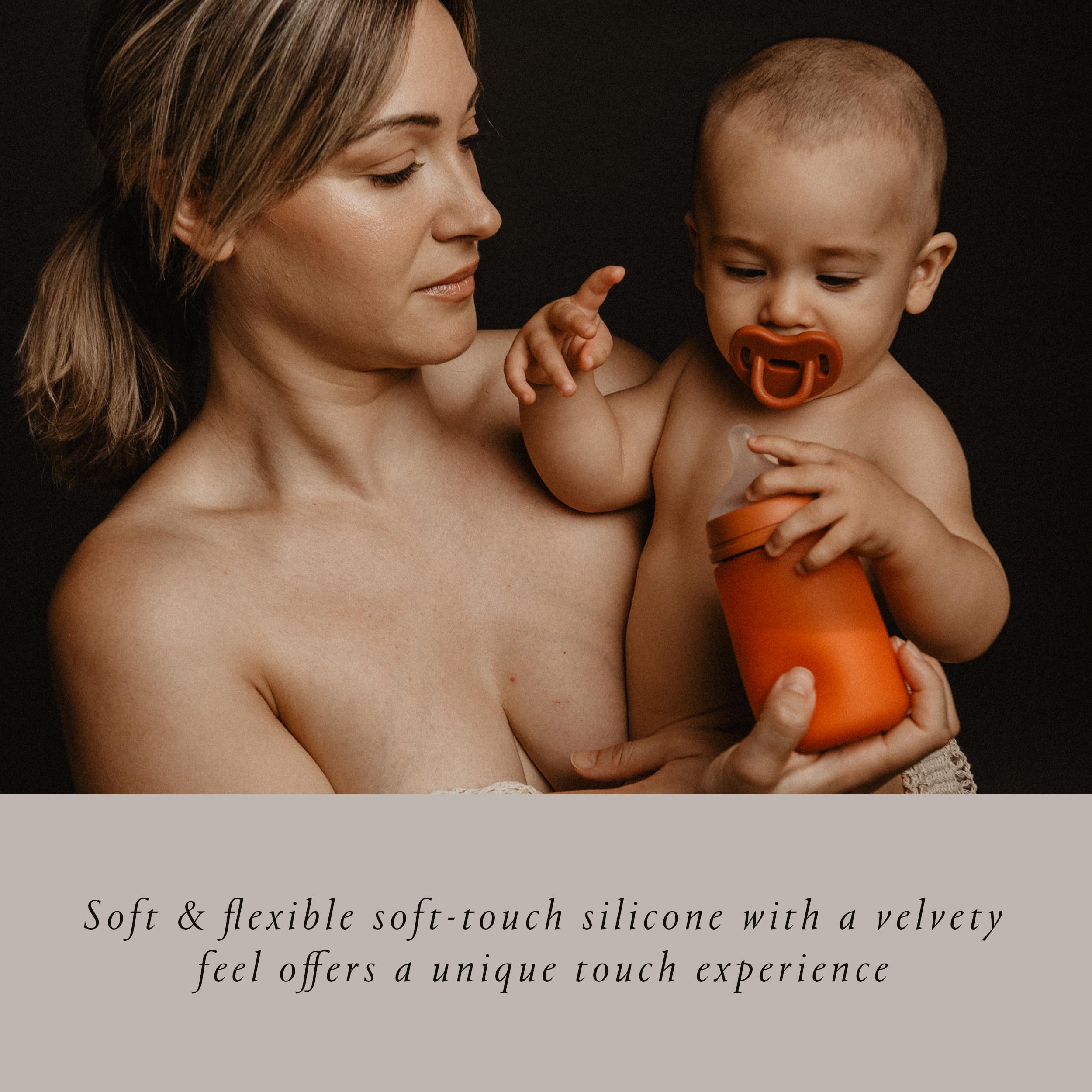 Suavinex Color Essence SX PRO textured silicone mimics breast texture during feeds