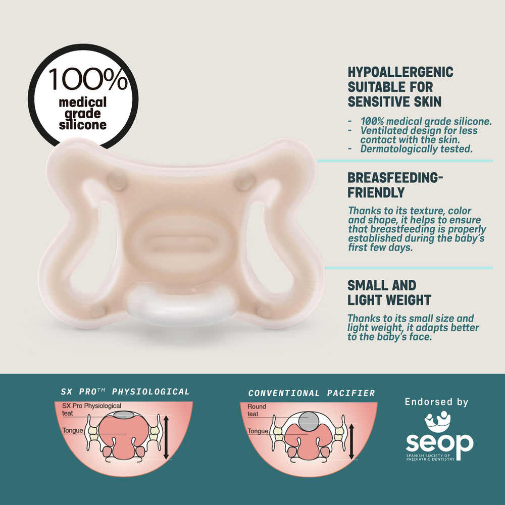 Suavinex Zero Zero bottle compatibility image shows coordinated feeding system.