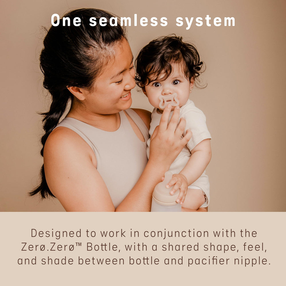 Suavinex Zero Zero preemie-size image highlights pacifier size ideal for early feeding and sensitivity.