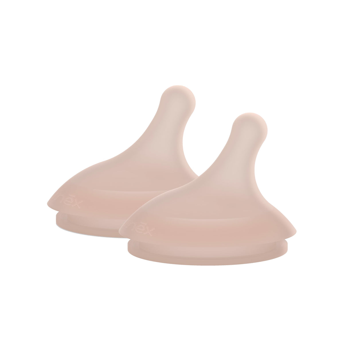 Suavinex Zero.Zero slow-flow nipple deep closeup shows asymmetrical silicone design for natural-feel feeds.