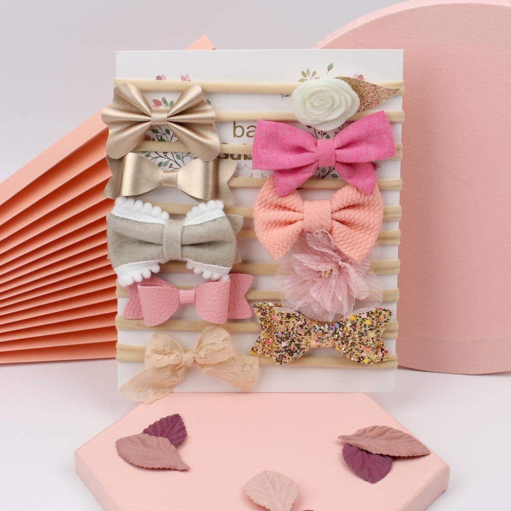 Subesty newborn photography-ready bows adding charm to baby portraits