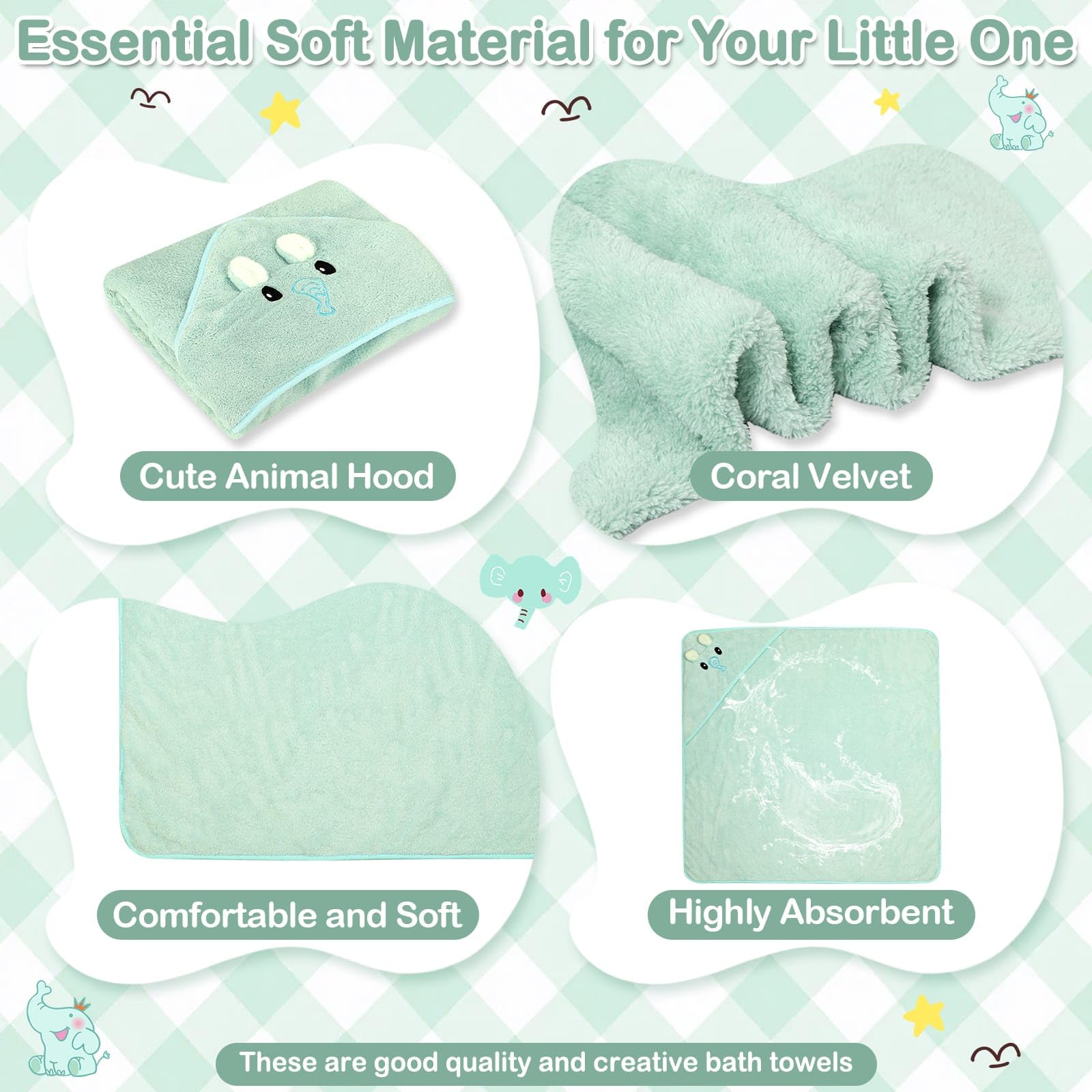 Sublaga baby bath time scene highlights versatile towel usage