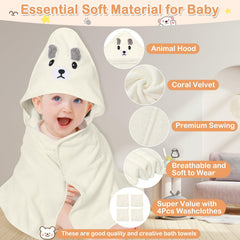 Sublaga towel set for newborns and toddlers, versatile and easy to wash.