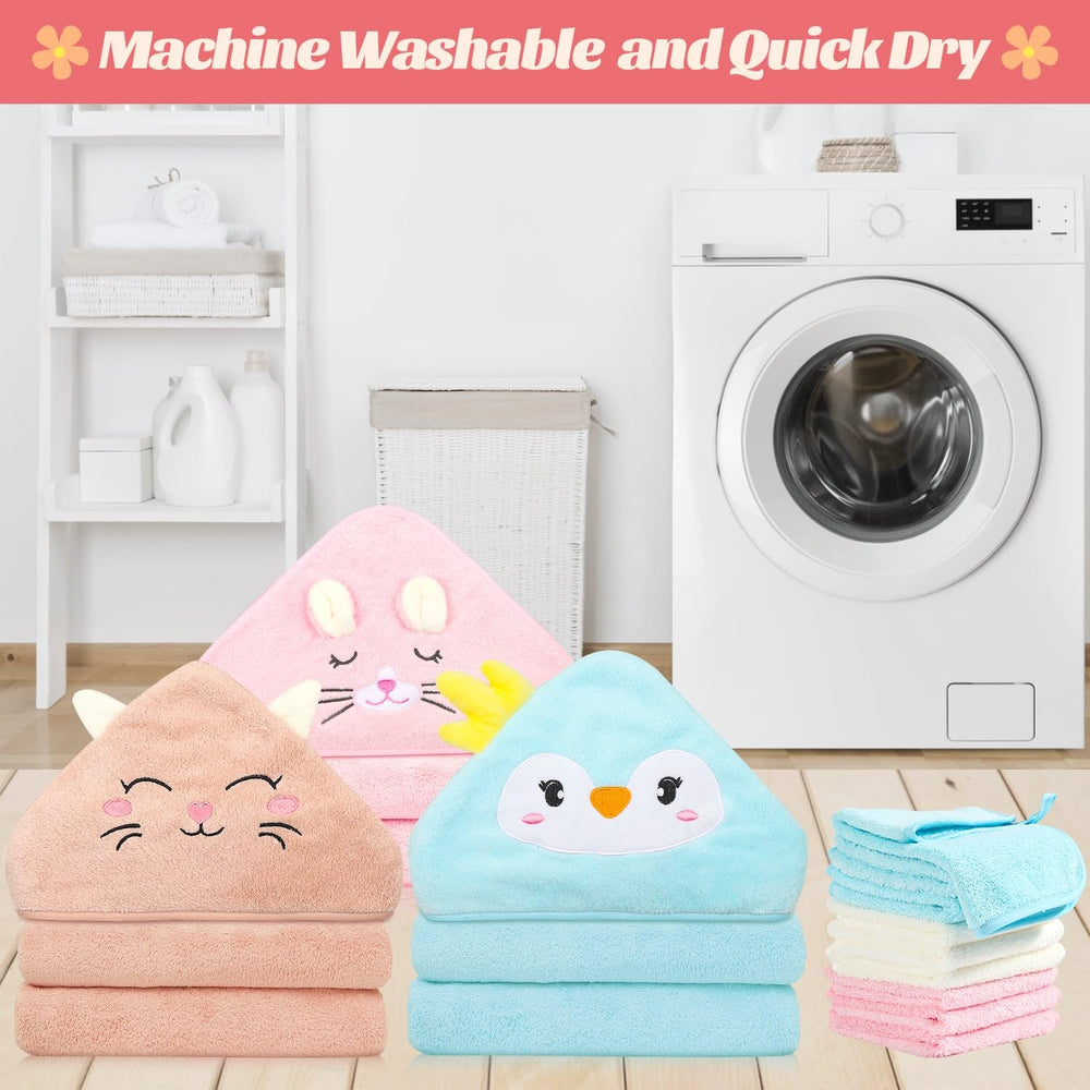 Sublaga baby towel set supports versatile bath routines.