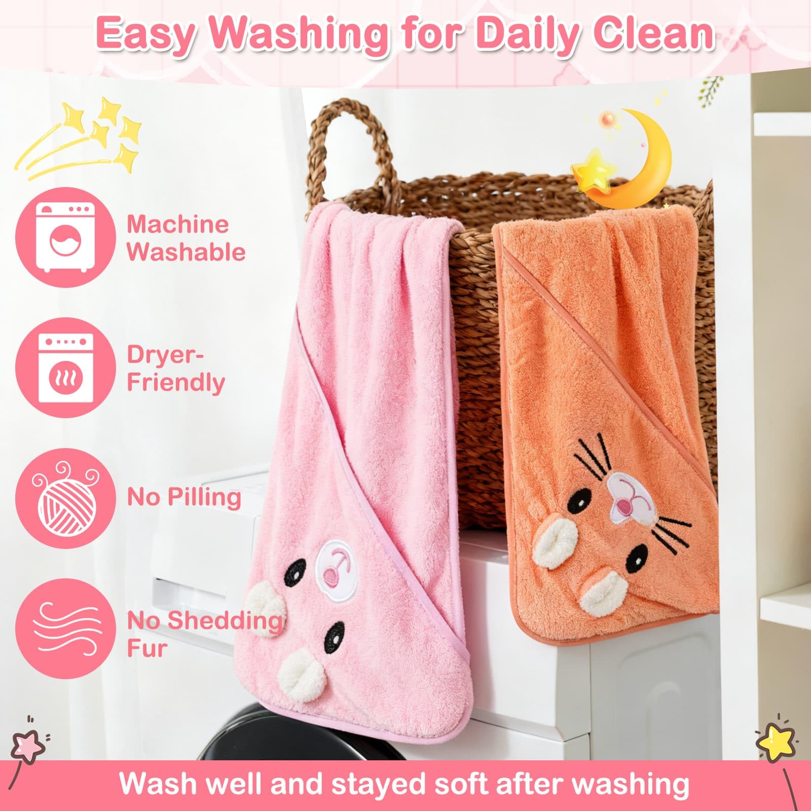 Sublaga washcloths 25x25 cm ideal for daily baby care.
