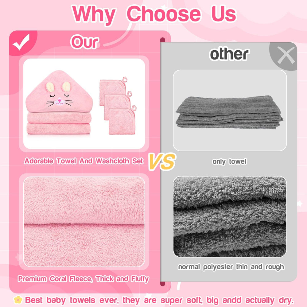 Sublaga three baby washcloths 10x10 inches, soft and absorbent